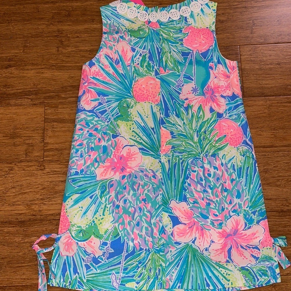 Lilly Pulitzer girls little Lilly classic shift dress Multi Swizzle sizes 7& 10 - Picture 10 of 12